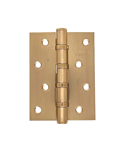 Универсальные врезные петли Петля универсальная Vantage 100*75*3 4B SG сатинированное золото 